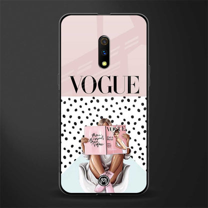 vogue queen glass case for realme x image