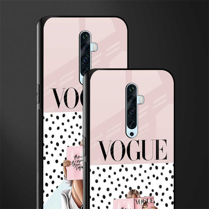 vogue queen glass case for oppo reno 2f image-2
