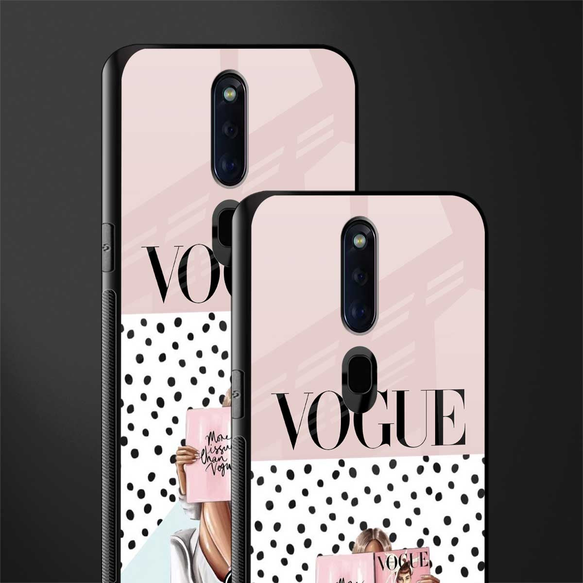 vogue queen glass case for oppo f11 pro image-2