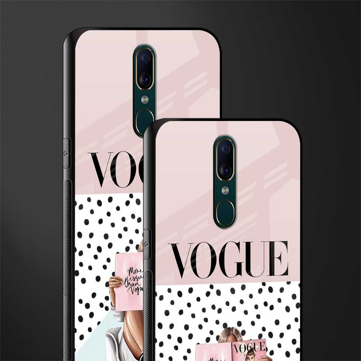 vogue queen glass case for oppo a9 image-2