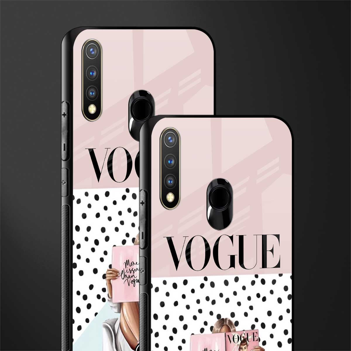 vogue queen glass case for vivo u20 image-2