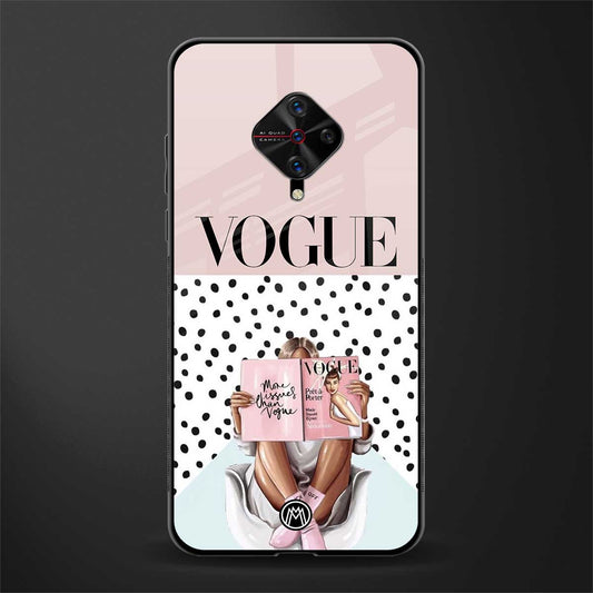 vogue queen glass case for vivo s1 pro image