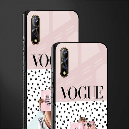 vogue queen glass case for vivo s1 image-2