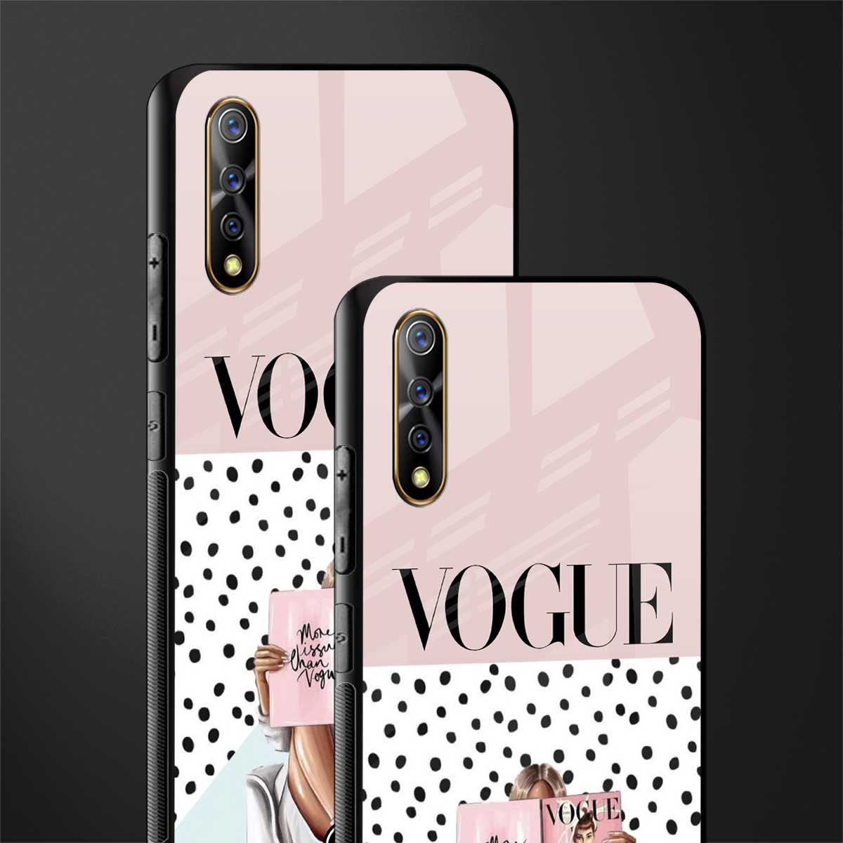 vogue queen glass case for vivo z1x image-2