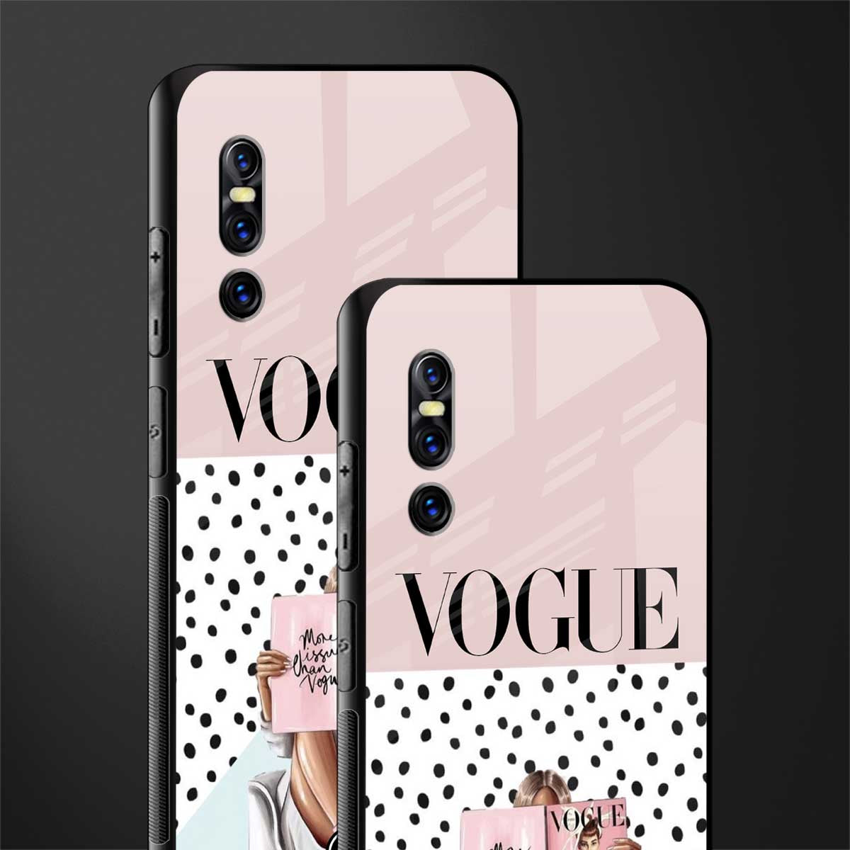 vogue queen glass case for vivo v15 pro image-2