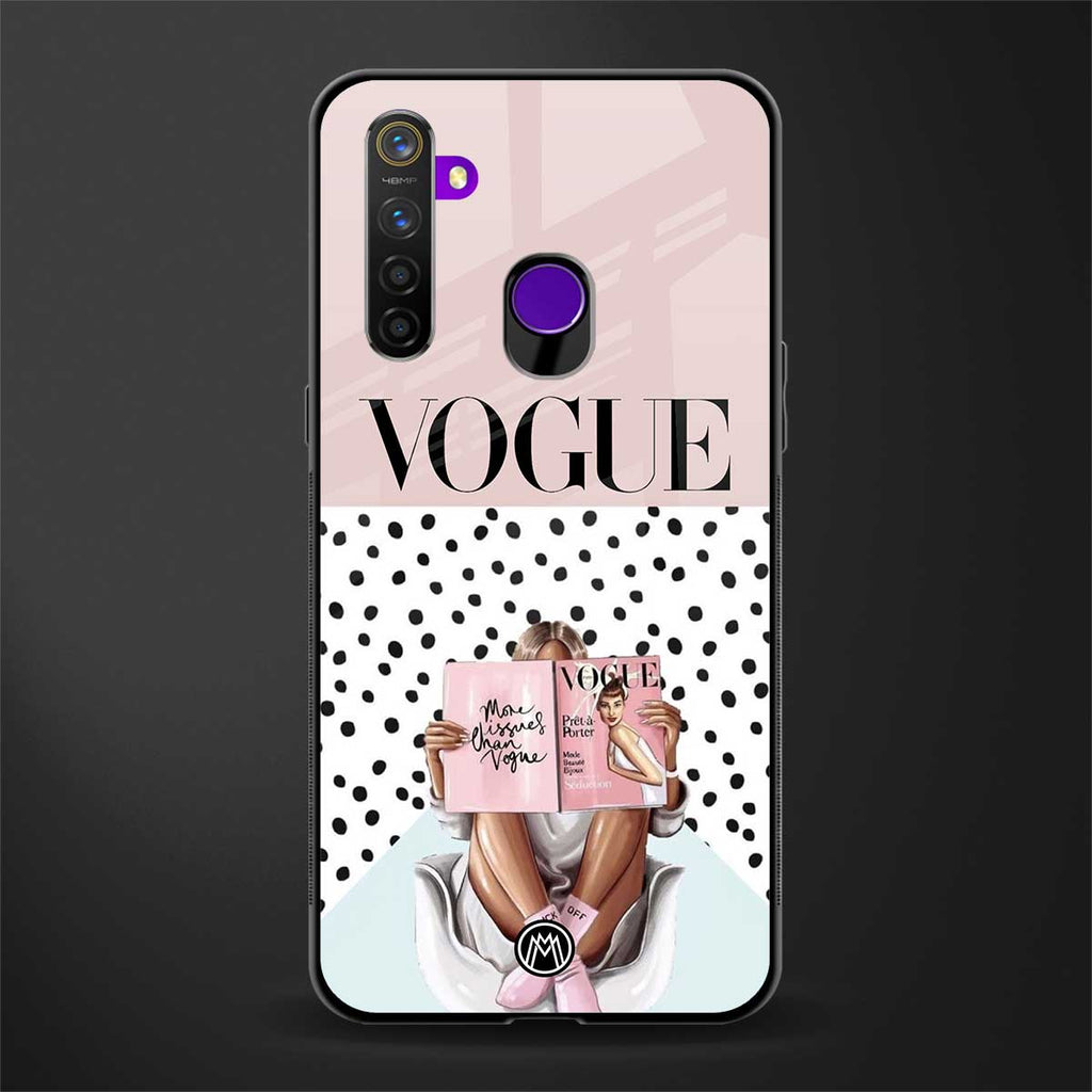 vogue queen glass case for realme narzo 10 image