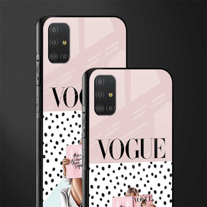 vogue queen glass case for samsung galaxy a51 image-2