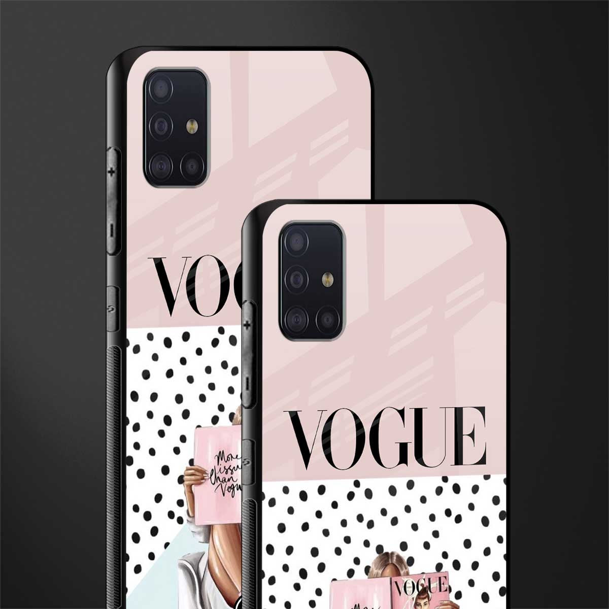 vogue queen glass case for samsung galaxy a71 image-2