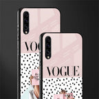 vogue queen glass case for samsung galaxy a50s image-2