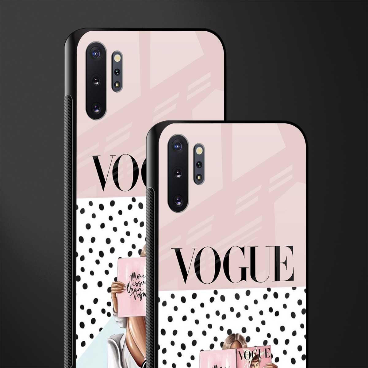 vogue queen glass case for samsung galaxy note 10 plus image-2