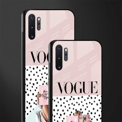 vogue queen glass case for samsung galaxy note 10 plus image-2