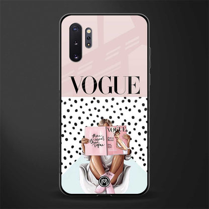 vogue queen glass case for samsung galaxy note 10 plus image