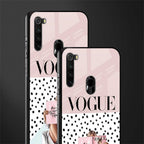 vogue queen glass case for redmi note 8 image-2
