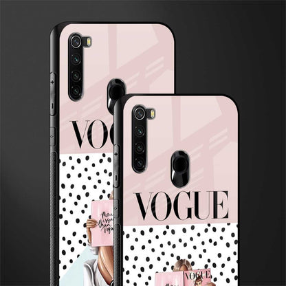 vogue queen glass case for redmi note 8 image-2