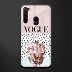 vogue queen glass case for redmi note 8 image