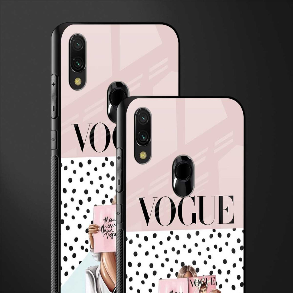 vogue queen glass case for redmi 7redmi y3 image-2