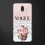 vogue queen glass case for redmi 8a image