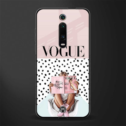 vogue queen glass case for redmi k20 pro image