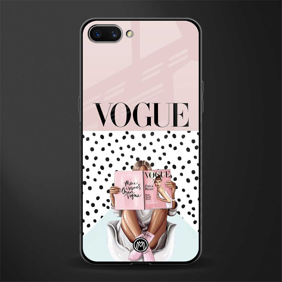 vogue queen glass case for realme c1 image