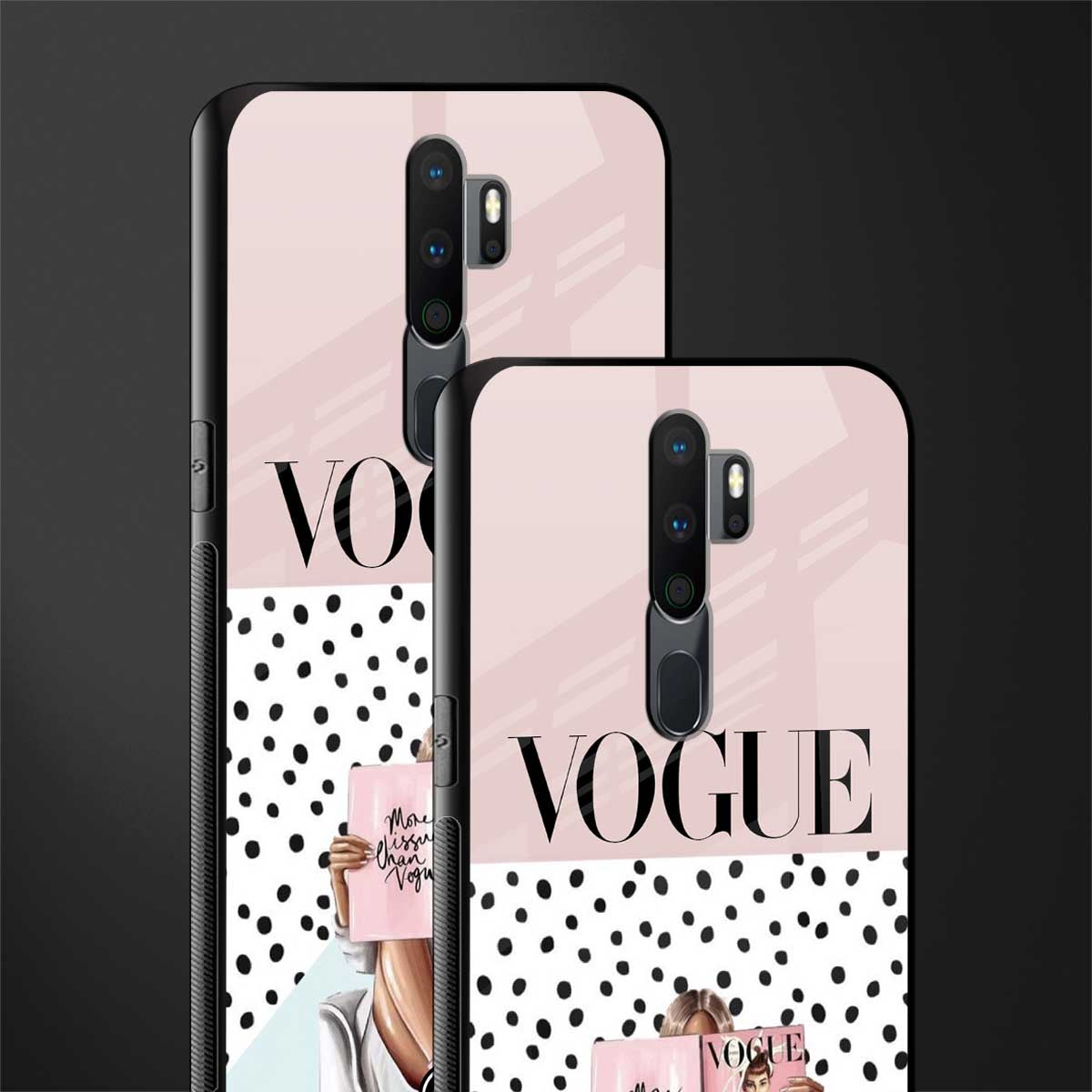 vogue queen glass case for oppo a5 2020 image-2