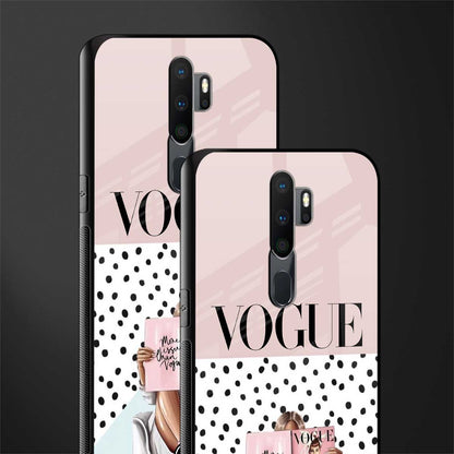 vogue queen glass case for oppo a5 2020 image-2