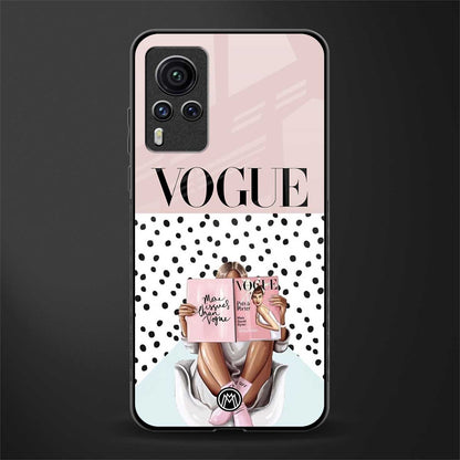 vogue queen glass case for vivo x60 pro image