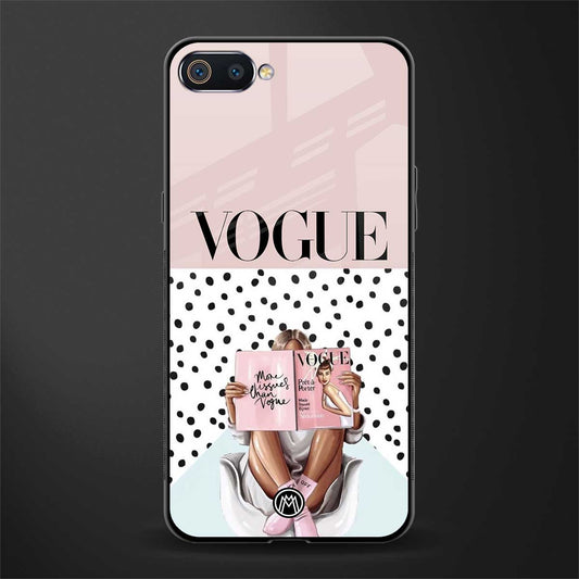 vogue queen glass case for oppo a1k image