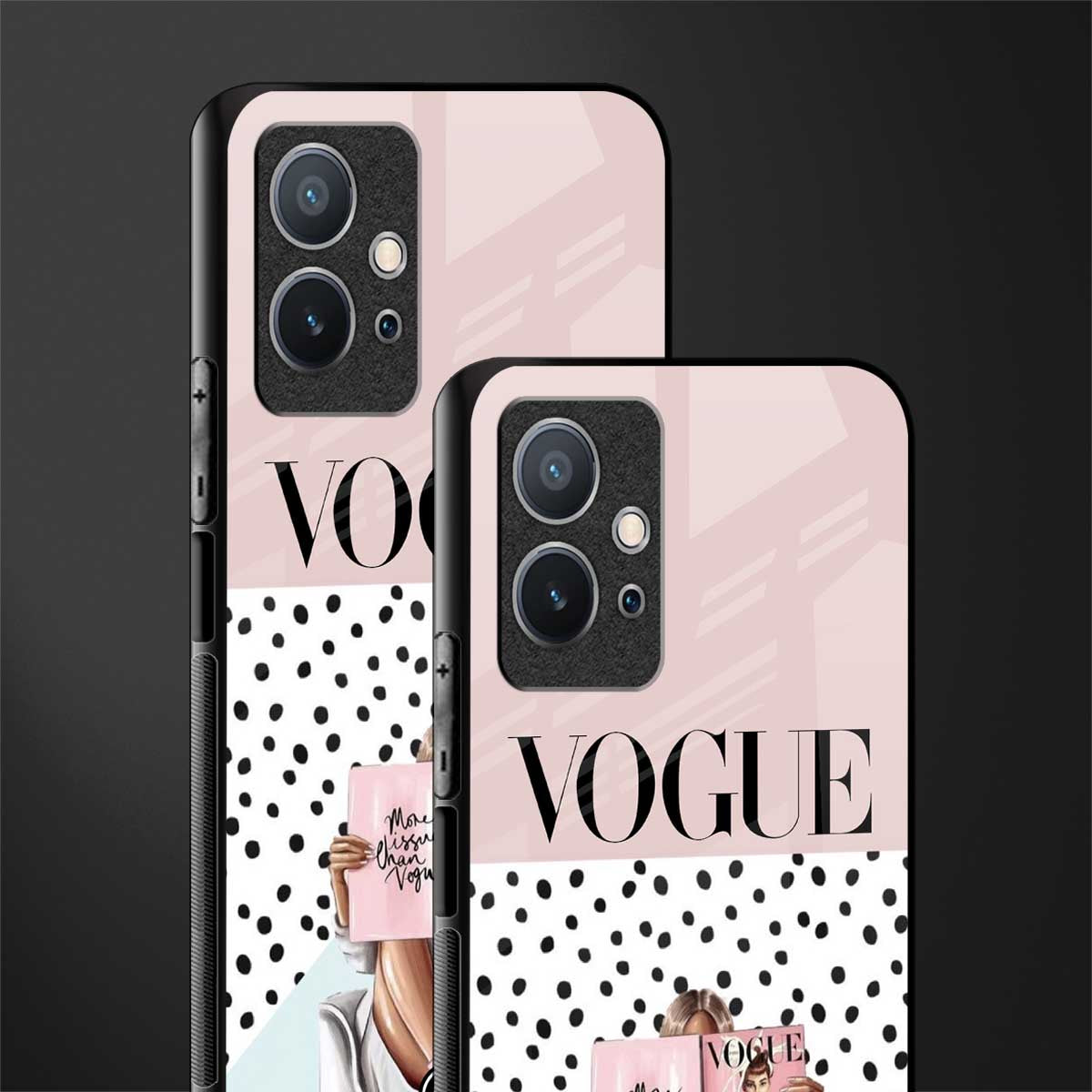 vogue queen glass case for vivo t1 5g image-2