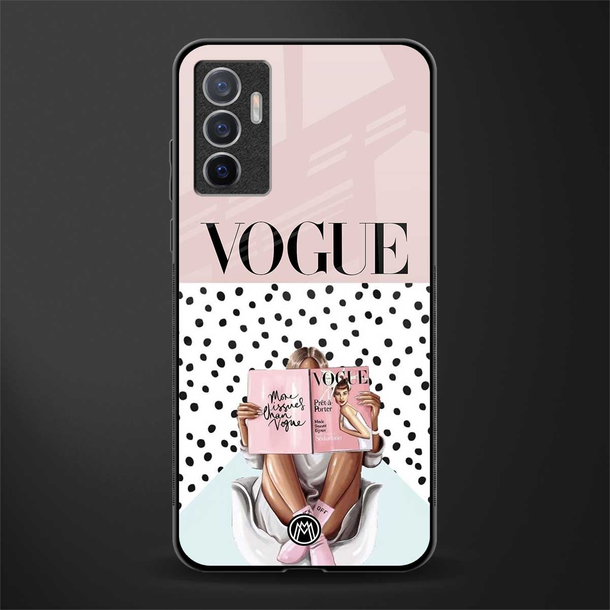 vogue queen glass case for vivo v23e image