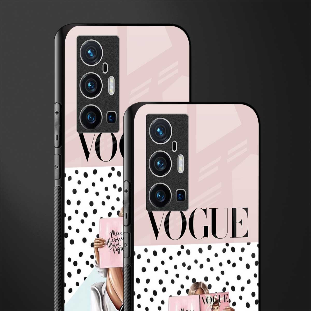 vogue queen glass case for vivo x70 pro plus image-2