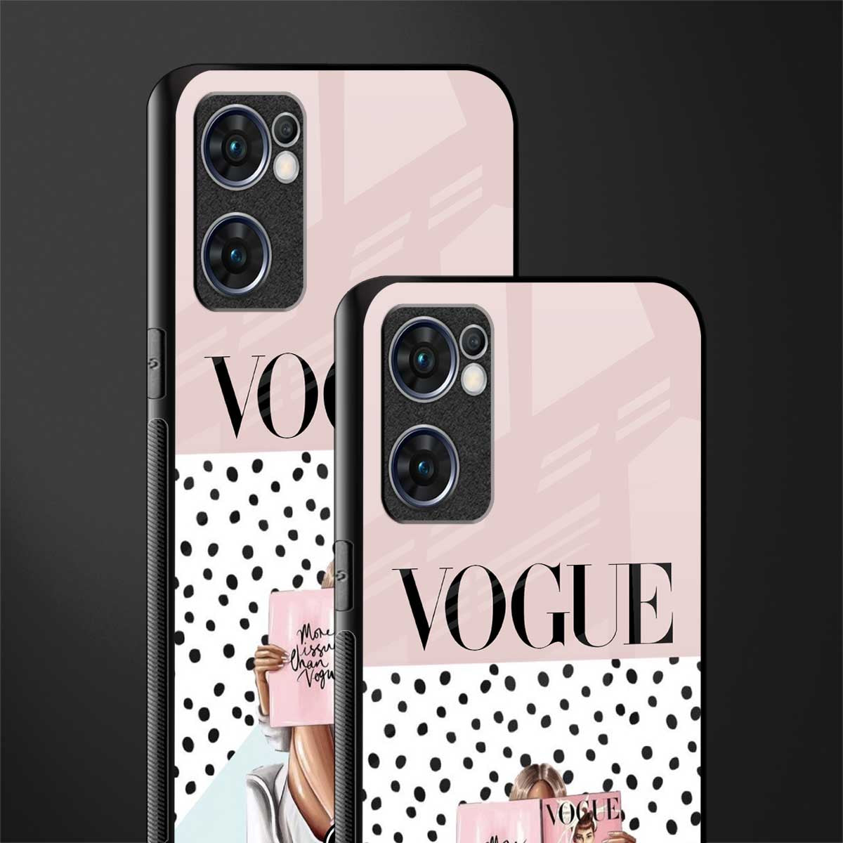 vogue queen glass case for oppo reno7 5g image-2