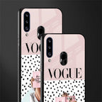 vogue queen glass case for samsung galaxy a20s image-2