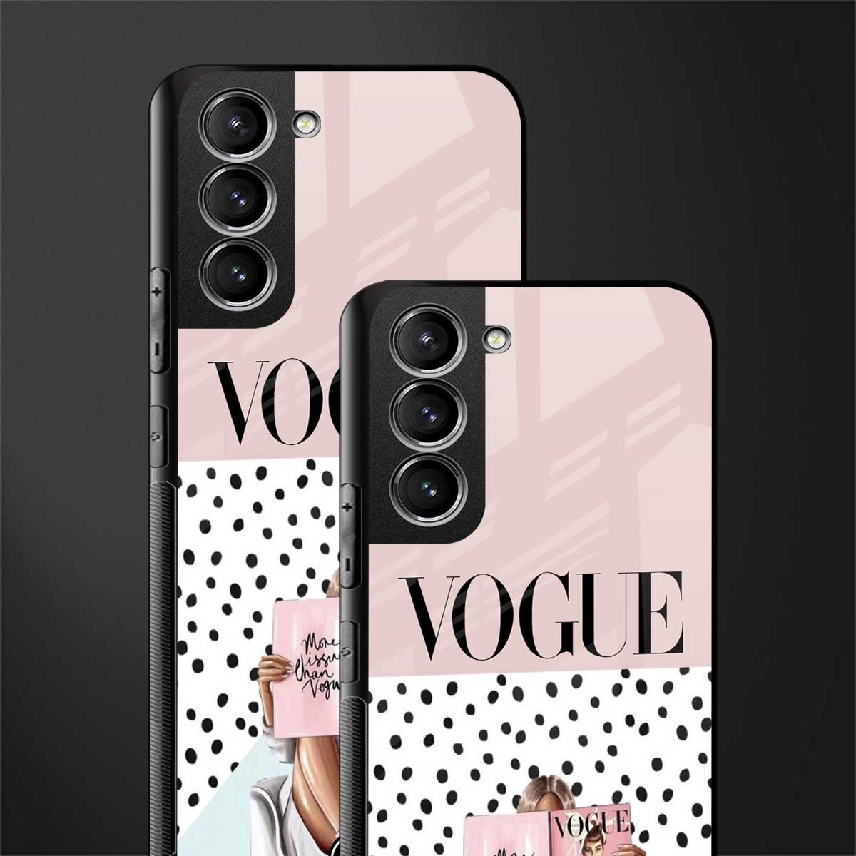 vogue queen glass case for samsung galaxy s21 plus image-2