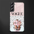 vogue queen glass case for samsung galaxy s21 plus image