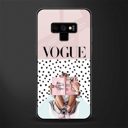vogue queen glass case for samsung galaxy note 9 image