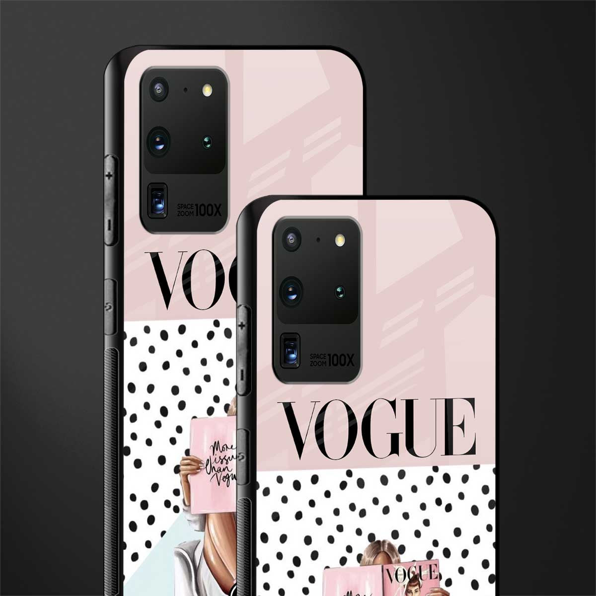 vogue queen glass case for samsung galaxy s20 ultra image-2