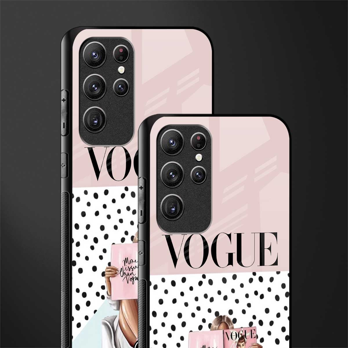 vogue queen glass case for samsung galaxy s22 ultra 5g image-2