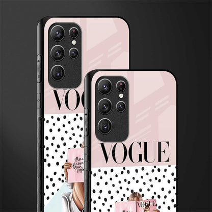 vogue queen glass case for samsung galaxy s22 ultra 5g image-2