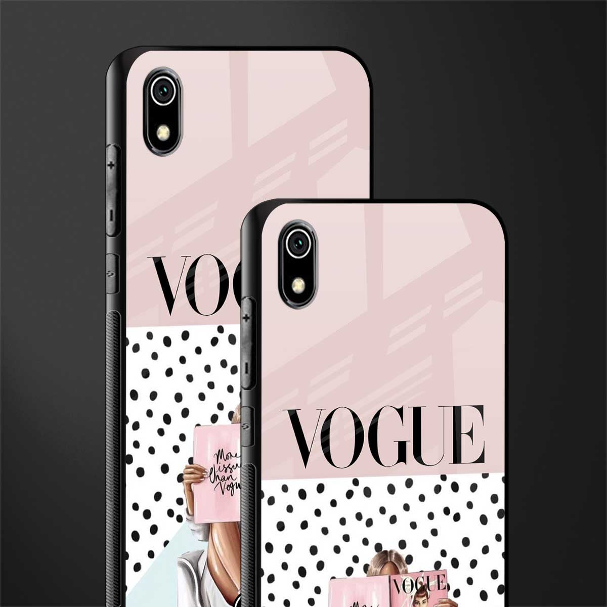 vogue queen glass case for redmi 7a image-2