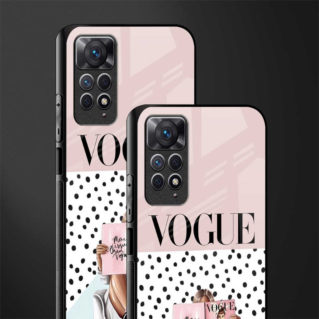 vogue queen glass case for redmi note 11s image-2