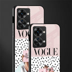 vogue queen glass case for phone case | glass case for oneplus nord 2t 5g