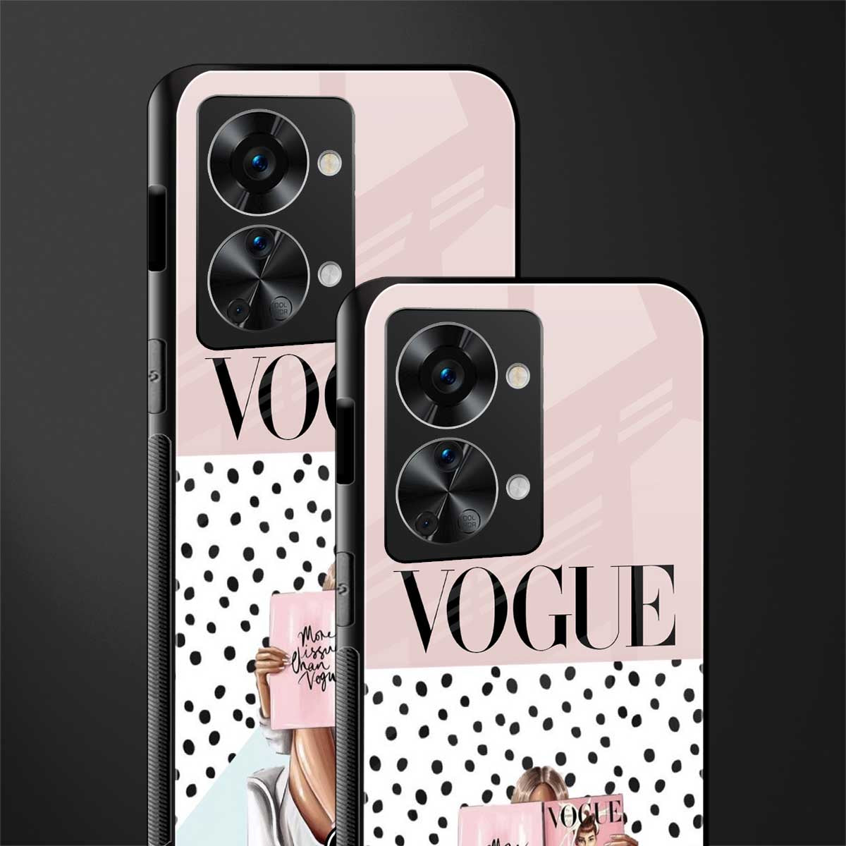 vogue queen glass case for phone case | glass case for oneplus nord 2t 5g