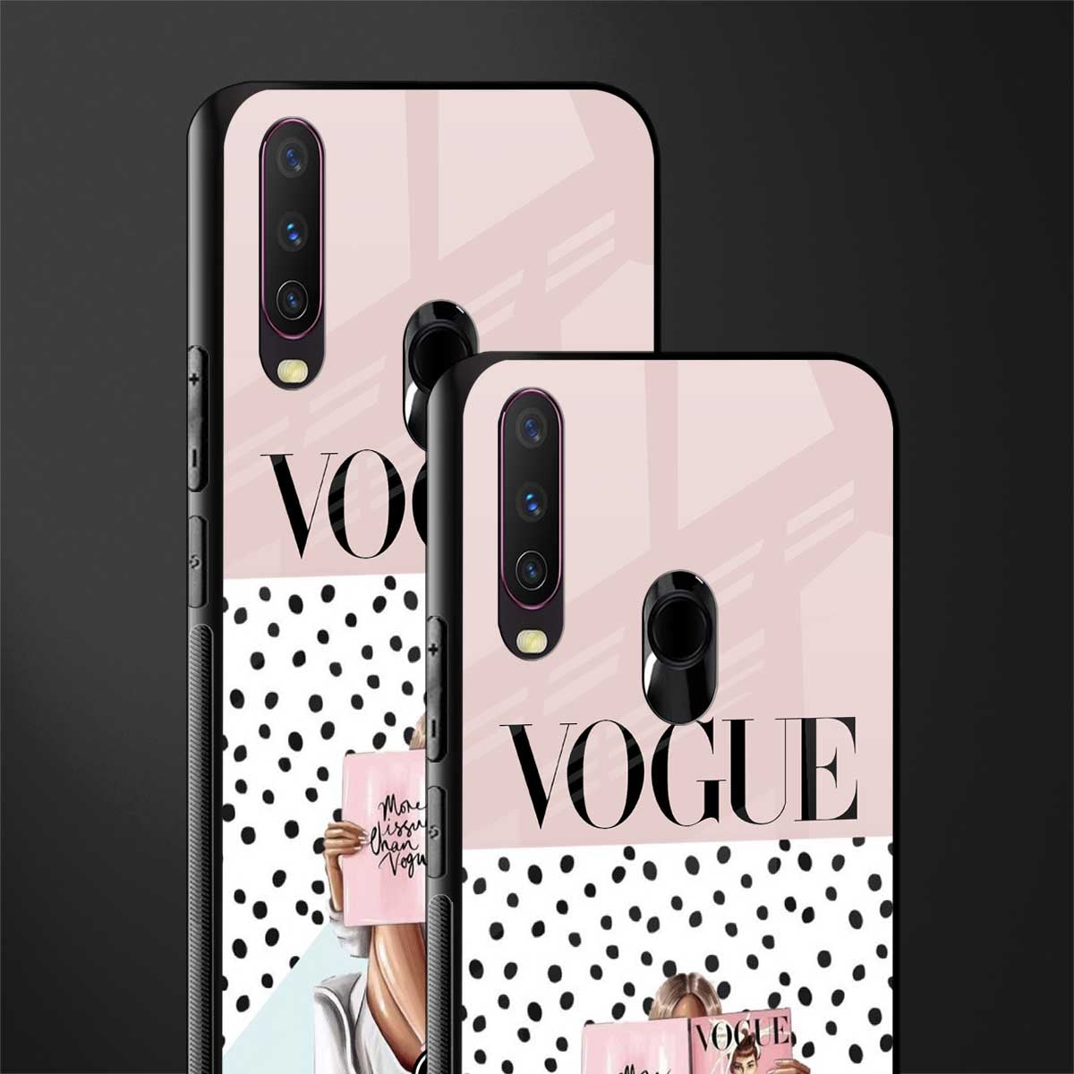 vogue queen glass case for vivo y12 image-2