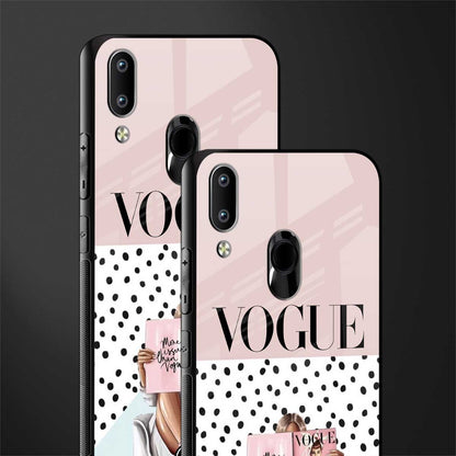 vogue queen glass case for vivo y91 image-2