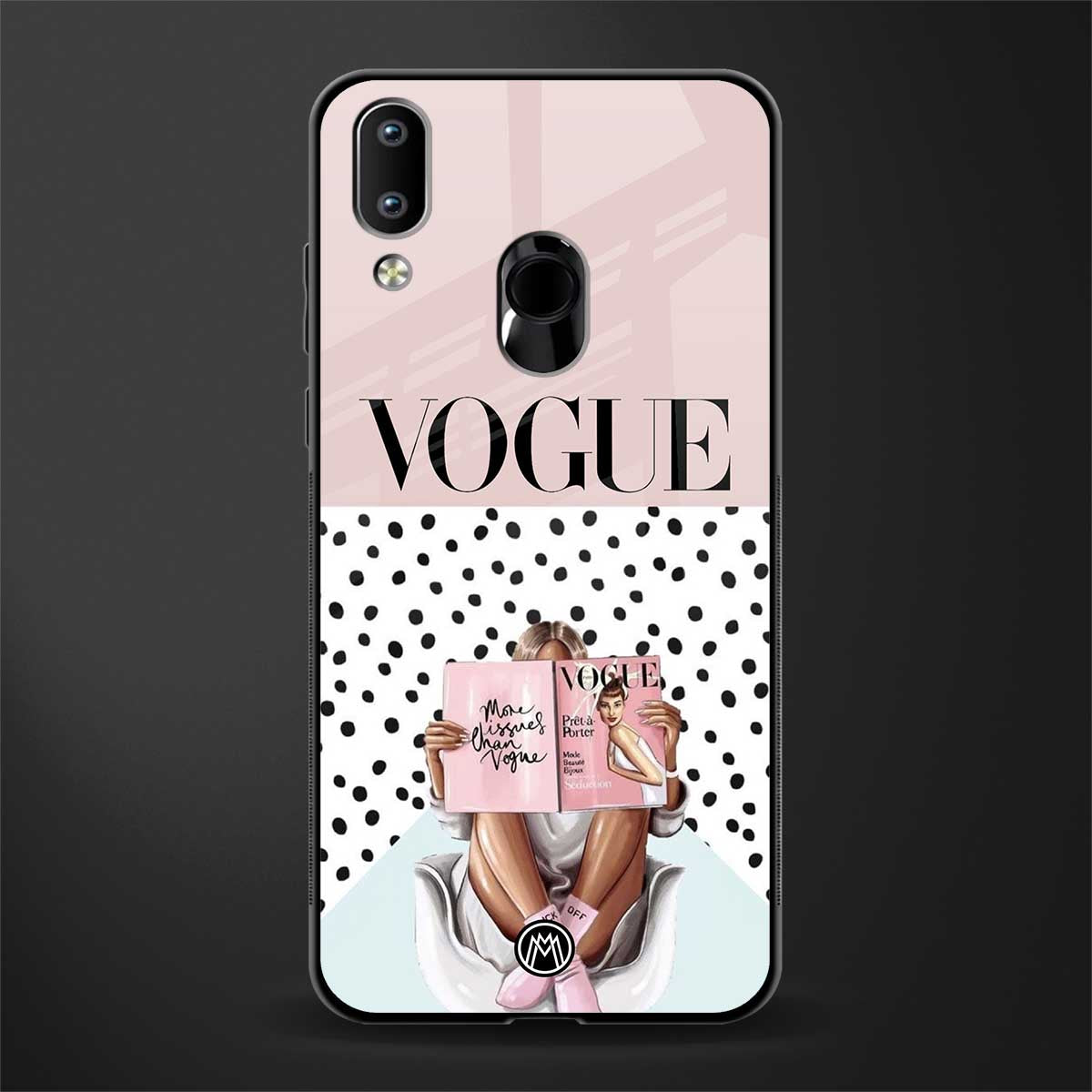 vogue queen glass case for vivo y95 image