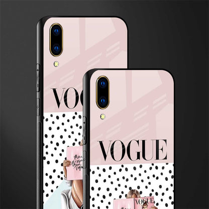 vogue queen glass case for vivo v11 pro image-2