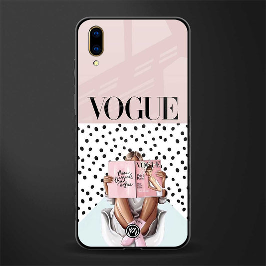 vogue queen glass case for vivo v11 pro image