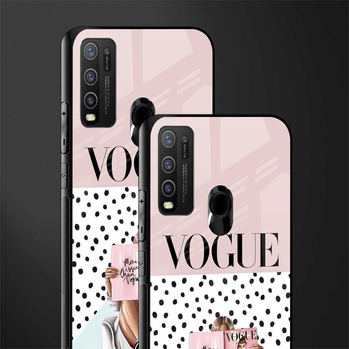 vogue queen glass case for vivo y30 image-2