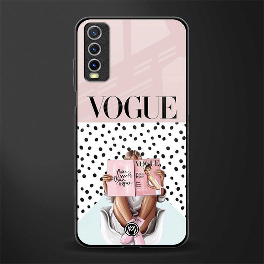 vogue queen glass case for vivo y12g image