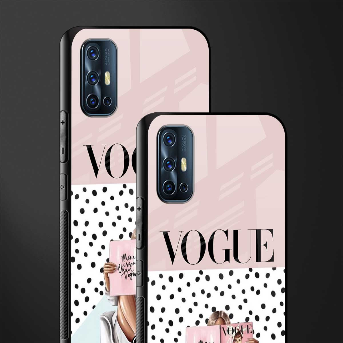 vogue queen glass case for vivo v17 image-2